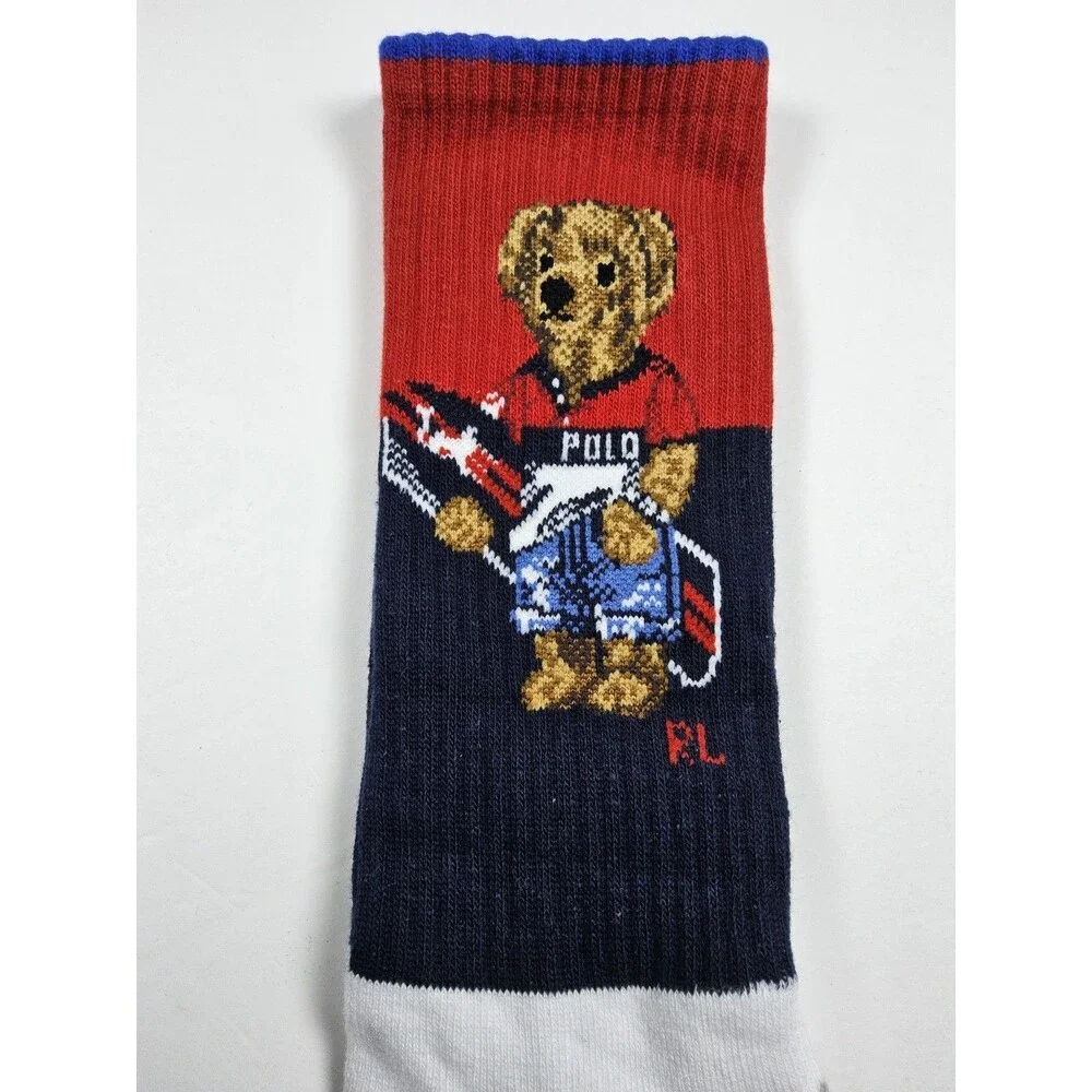 Polo Ralph Lauren Men's Polo Bear Surf Socks Size 13-16
